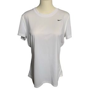 Nike Women’s Dri-Fit T-Shirt, White, Size XL